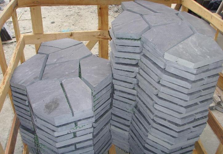 星子县横塘乡龙兴石材厂提供的板岩文化石网粘石