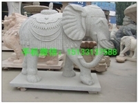石材雕塑 重庆大象动物石雕塑厂家图片_高清图